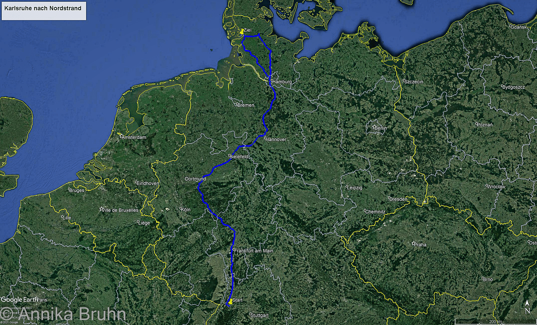 Unsere Rooute!